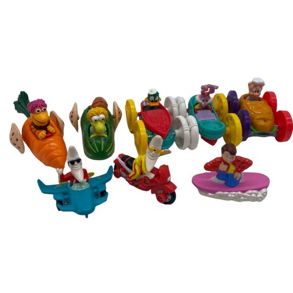 Vintage McDonald's Happy Meal Toy Lot Fragile Rock, Looney Tunes, Marty McFly - Picture 1 of 6
